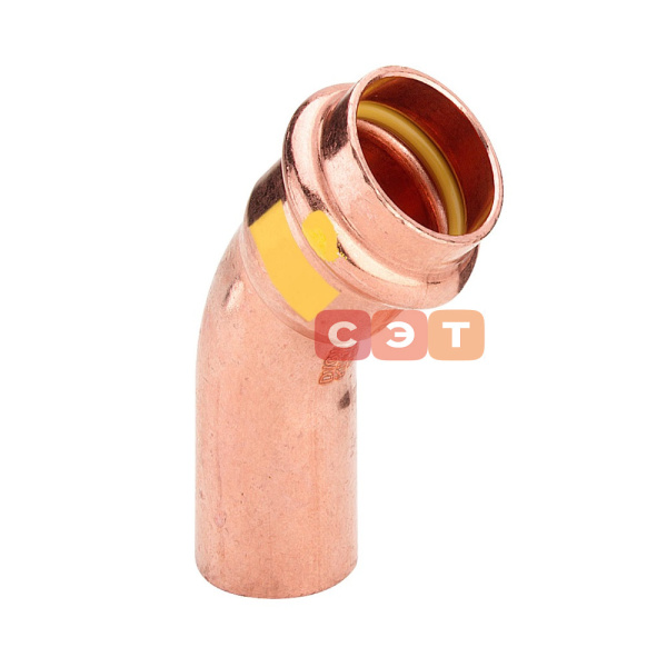 Полуотвод однораструбный 45* 15 х 15 (модель ProfipressG 2626.1)